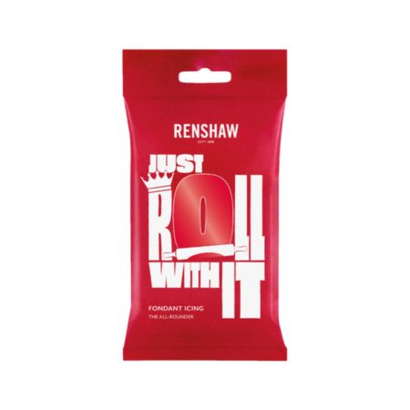 Renshaw Professional Ready To Roll Poppy Red Icing 250g