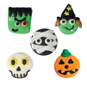 Halloween Face Sugar Pipings | 250 Pack