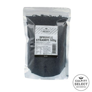 Culpitt | Black Sprinkle Strands | 500g