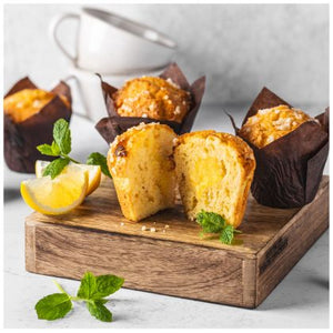 Cuisine de France | Lemon & White Chocolate Filled Flowepot Muffin | 24x120g