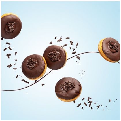 Cuisine de France | Le Choco Ganache (Puddle Donut) | 36x85g – BFP