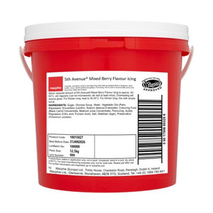 Macphie | 5th Avenue | Mixed Berry Flavour Icing | 12.5kg