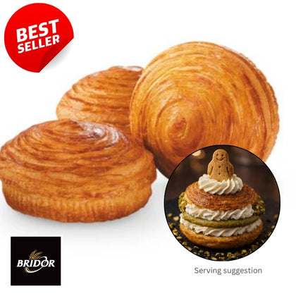 Bridor | Frozen Ready-To-Bake Fine Butter Bun-N-Roll (85g) | 50 Pack