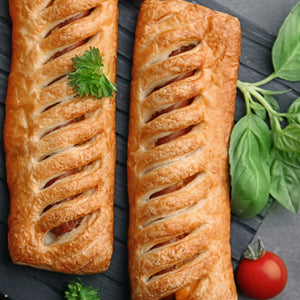 Frozen Ready-to-Bake Premium Sausage Rolls (6 Inches) | 40 Pack