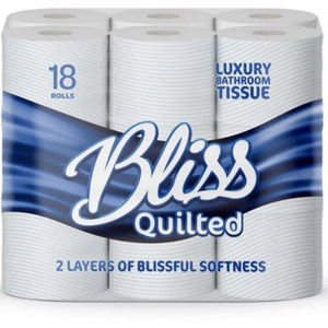 Bliss | Double Quilted Luxury Toilet Roll | 2x18pack