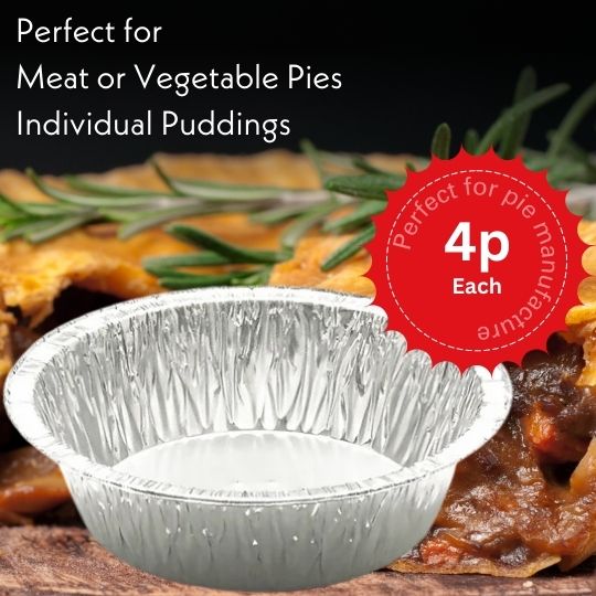 Round Aluminium Foil Dish 127x89x35mm 1000 Pack – BFP