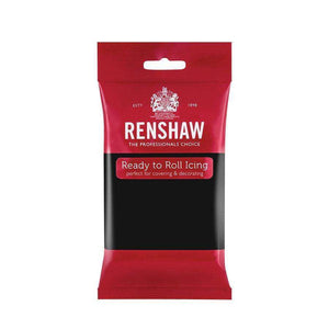 Renshaw | Jet Black Ready To Roll Icing | 12 x 250g