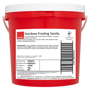 Macphie | Rainbow | Vanilla Frosting | 10kg