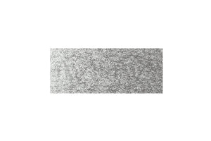 Silver Rectangular Log and Swiss Roll Card 10 x 4 Inch