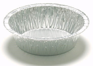 Round Aluminium Foil Dish | 112mm Wide x 34mm Deep | 1,000 Pack