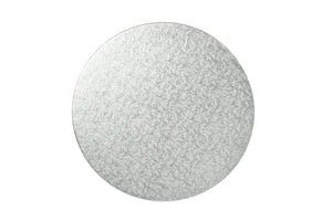 Silver Round Cake Drums 8" | 5 Pack