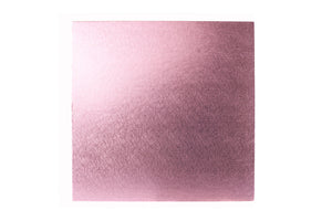 Pale Pink Square Cake Drums 10" | 5 Pack