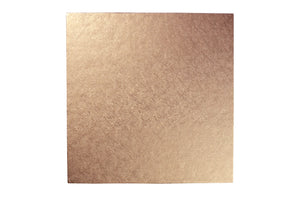 Rose Gold Square Cake Drums 10" | 5 Pack