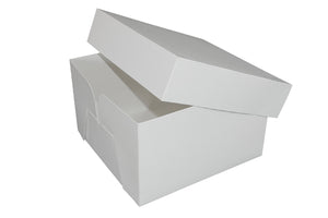 White Cake Box Lids 14" 