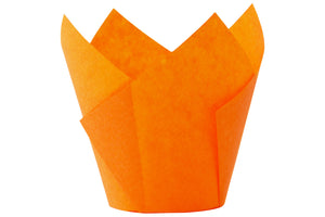 Orange Tulip Muffin Wraps/Cases