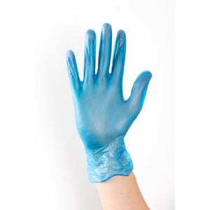 Blue Medium Vinyl Powder Free Gloves  | 1000 Pack