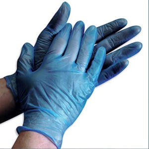 Blue Medium Vinyl Powder Free Gloves  | 1000 Pack